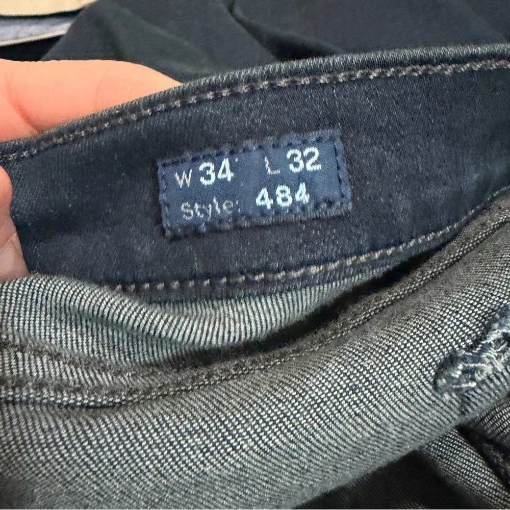 J crew 484 slim fit stretch jeans deep lake wash size 34
